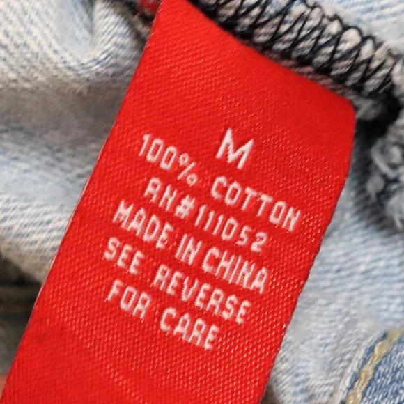 Vanilla Star Jeans | Light Wash Distressed Embroidered Cropped Jean Jacket - Picture 9 of 16